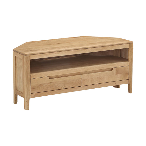 Dunmore Oak TV Unit - Corner