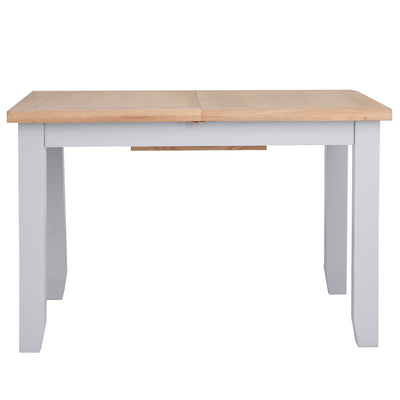 Earlham Grey Painted & Oak 1.2m Butterfly Extending Table