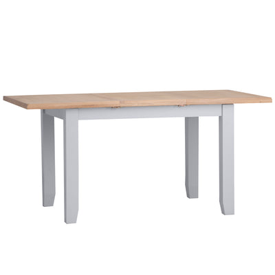 Earlham Grey Painted & Oak 1.2m Butterfly Extending Table