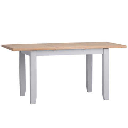 Earlham Grey Painted & Oak 1.2m Butterfly Extending Table