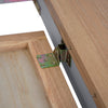 Earlham Grey Painted & Oak 1.8m Refectory Butterfly Extending Table