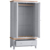 Earlham Grey Painted & Oak Wardrobe - 2 Door
