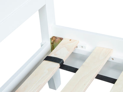Earlham White Painted & Oak Bed Frame - 4ft6 Double