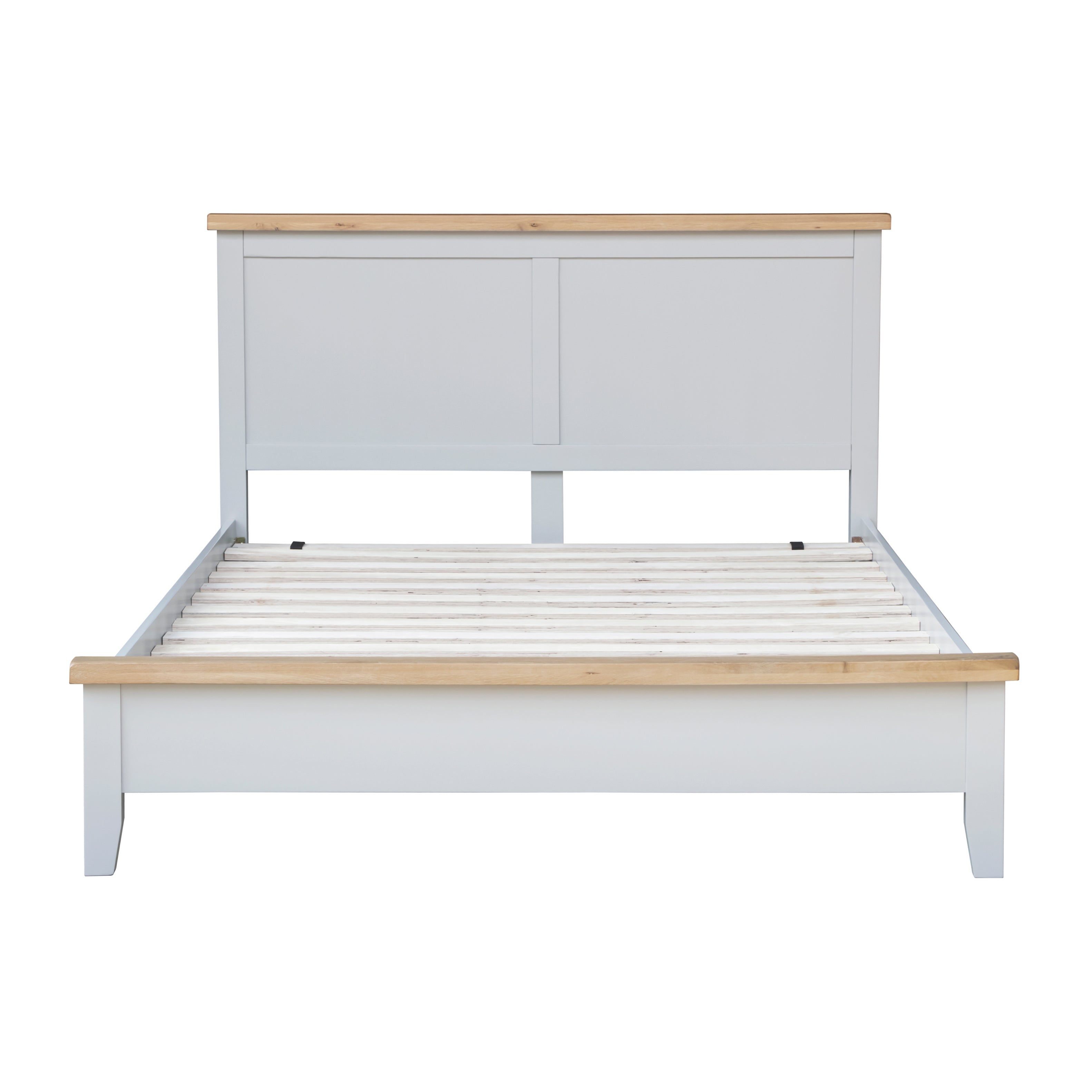 Earlham Grey Painted & Oak Bed Frame - 5ft Kingsize