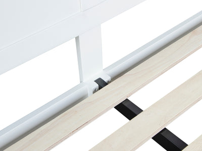 Earlham White Painted & Oak Bed Frame - 5ft Kingsize