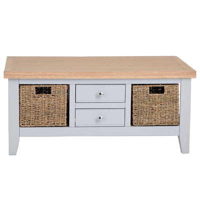 Earlham Grey Painted & Oak Coffee Table