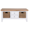 Earlham White Painted & Oak Coffee Table