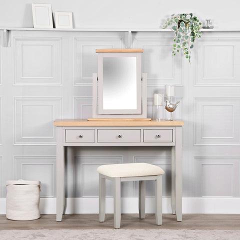 Earlham Grey Painted & Oak Dressing Table