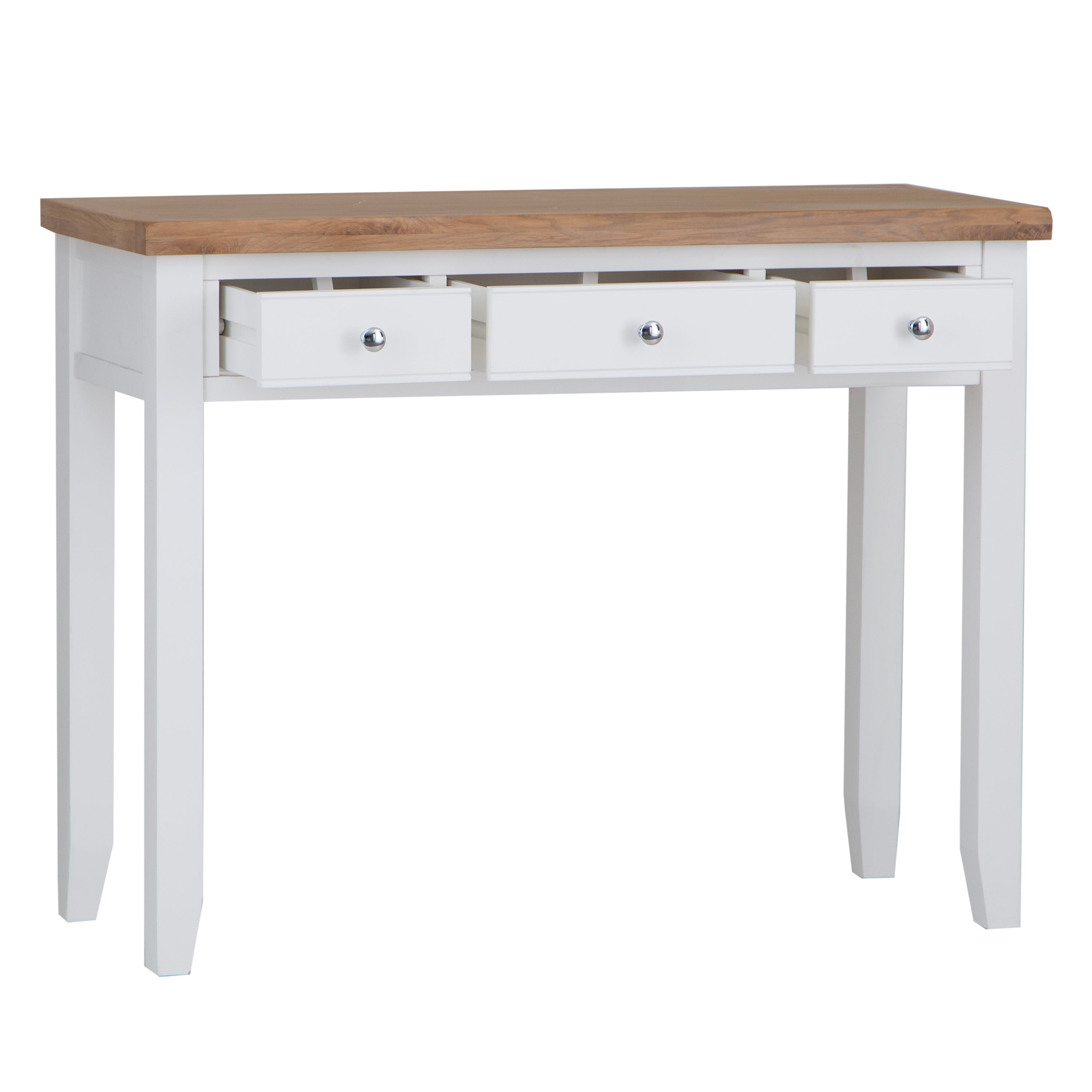 Earlham White Painted & Oak Dressing Table