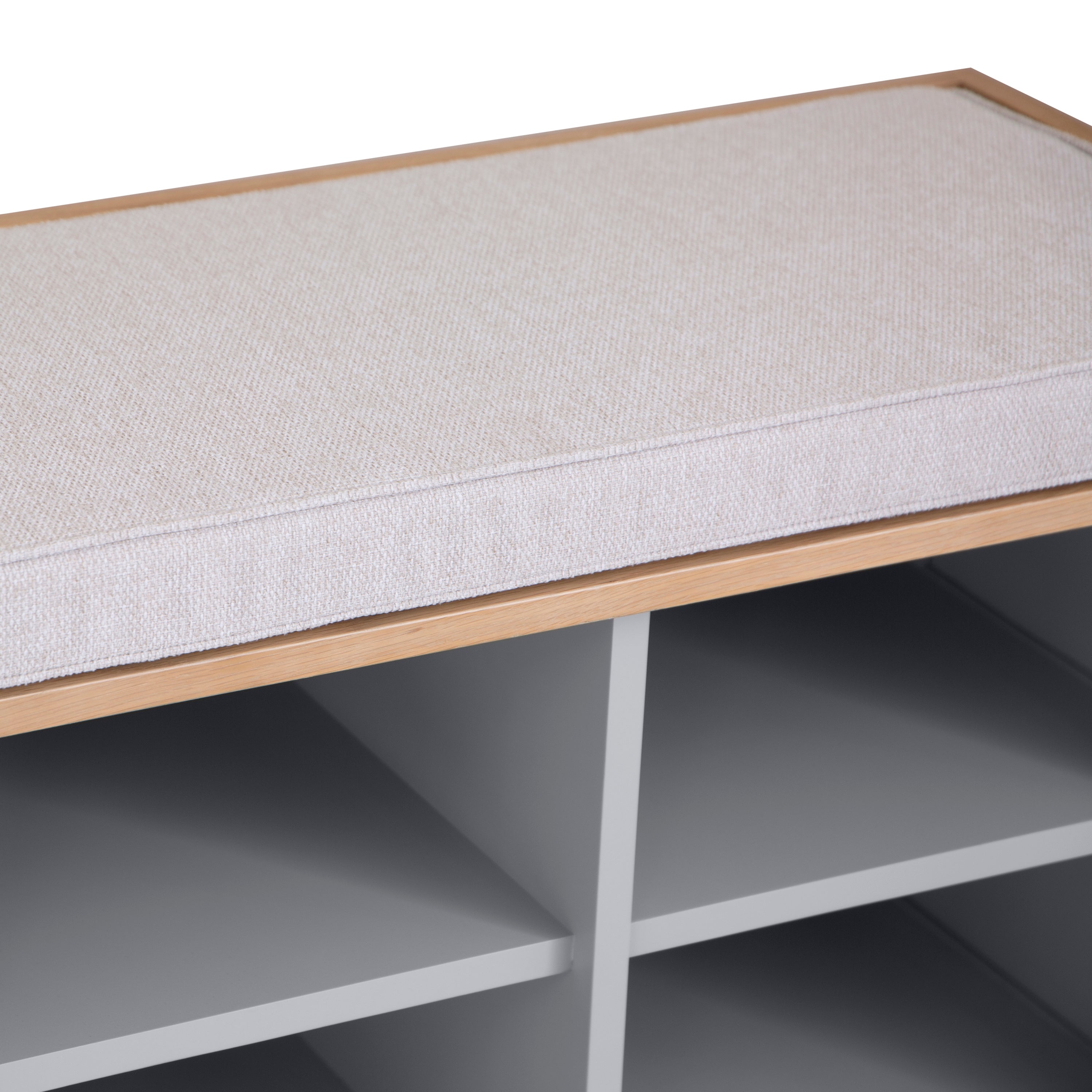 Earlham Grey Painted & Oak Hall Bench