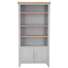 Earlham Grey Painted & Oak Large Bookcase