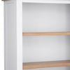 Earlham White Painted & Oak Large Bookcase