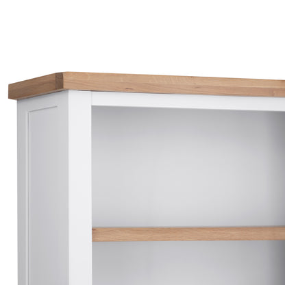 Earlham White Painted & Oak Large Bookcase