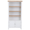 Earlham White Painted & Oak Large Bookcase