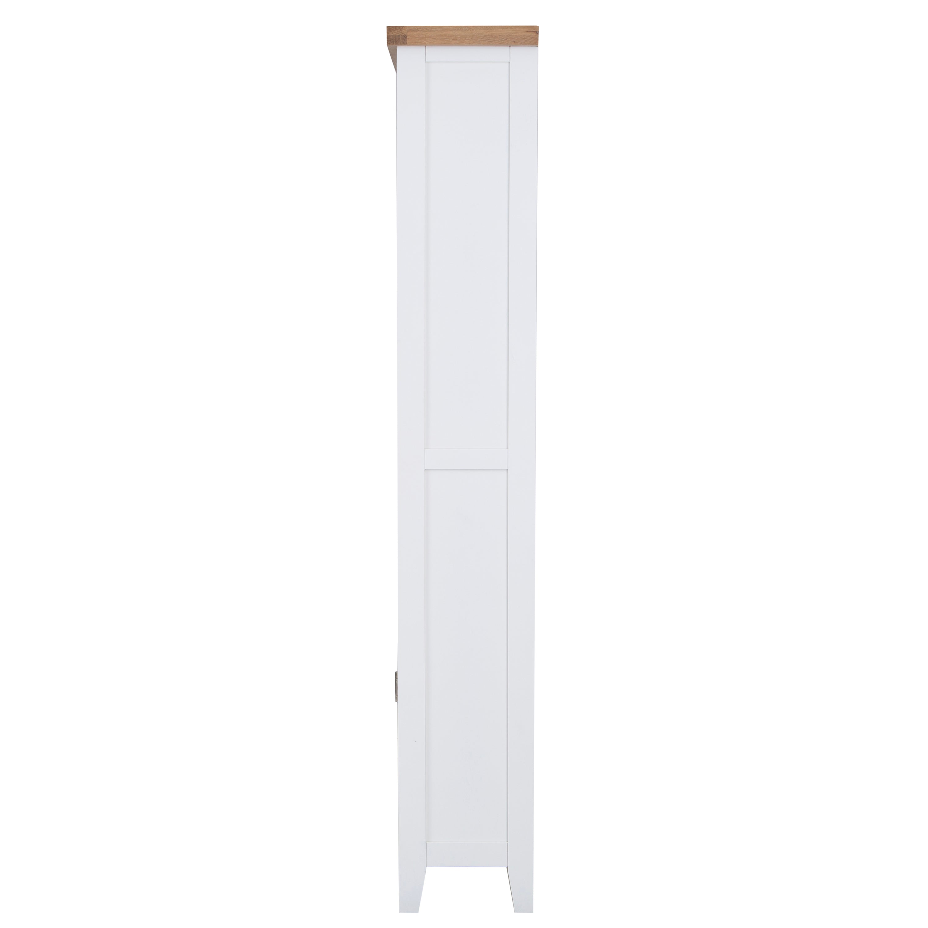 Earlham White Painted & Oak Large Bookcase
