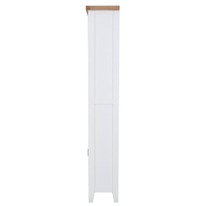 Earlham White Painted & Oak Large Bookcase