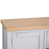 Earlham Grey Painted & Oak Large Sideboard