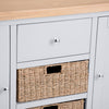 Earlham Grey Painted & Oak Large Sideboard