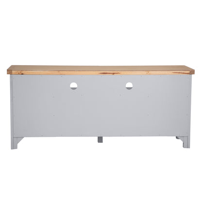 Earlham Grey Painted & Oak Large TV Unit