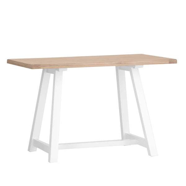 Earlham White Painted & Oak Fixed Top Table