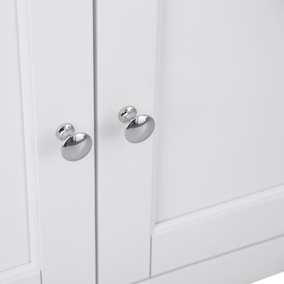 Earlham White Painted & Oak Small Sideboard
