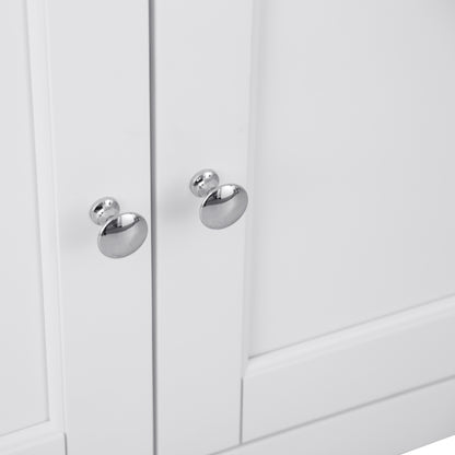 Earlham White Painted & Oak Small Sideboard