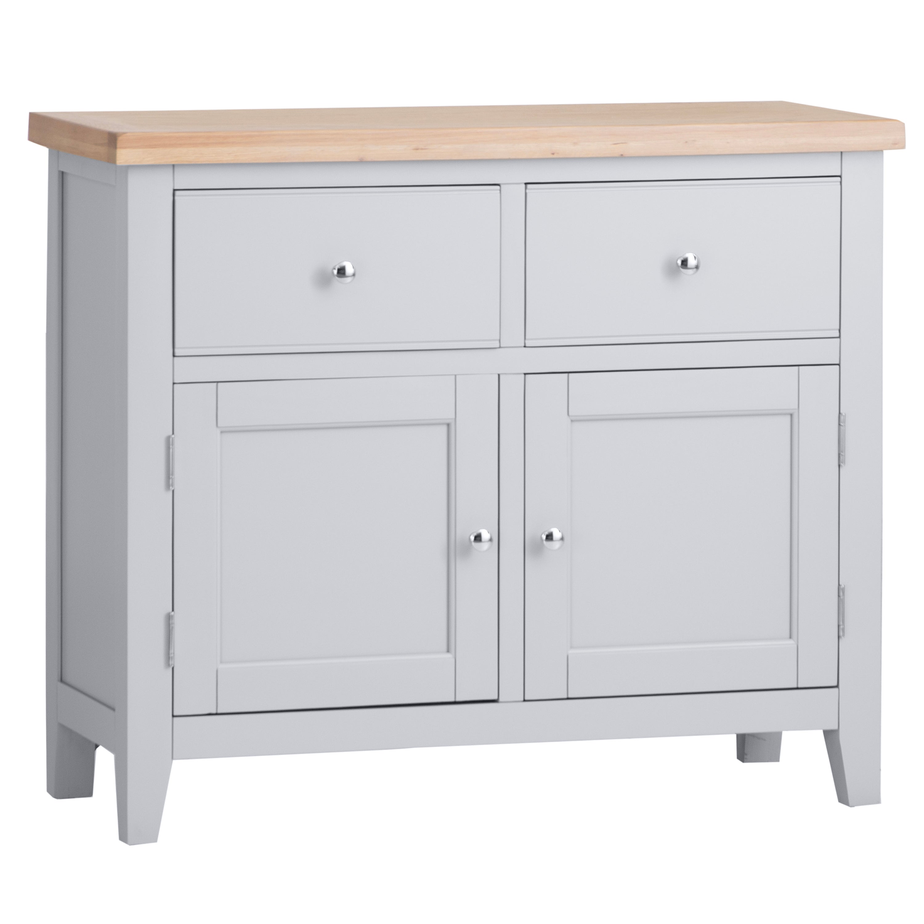 Earlham Grey Painted & Oak Standard Sideboard