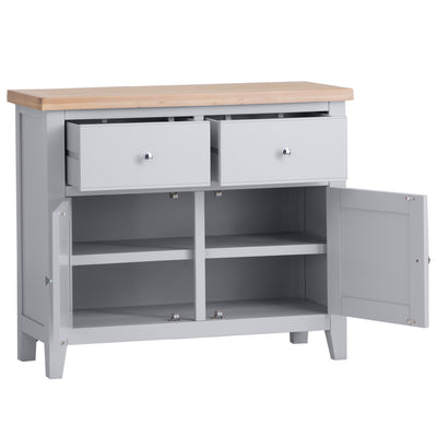Earlham Grey Painted & Oak Standard Sideboard