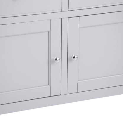 Earlham Grey Painted & Oak Standard Sideboard