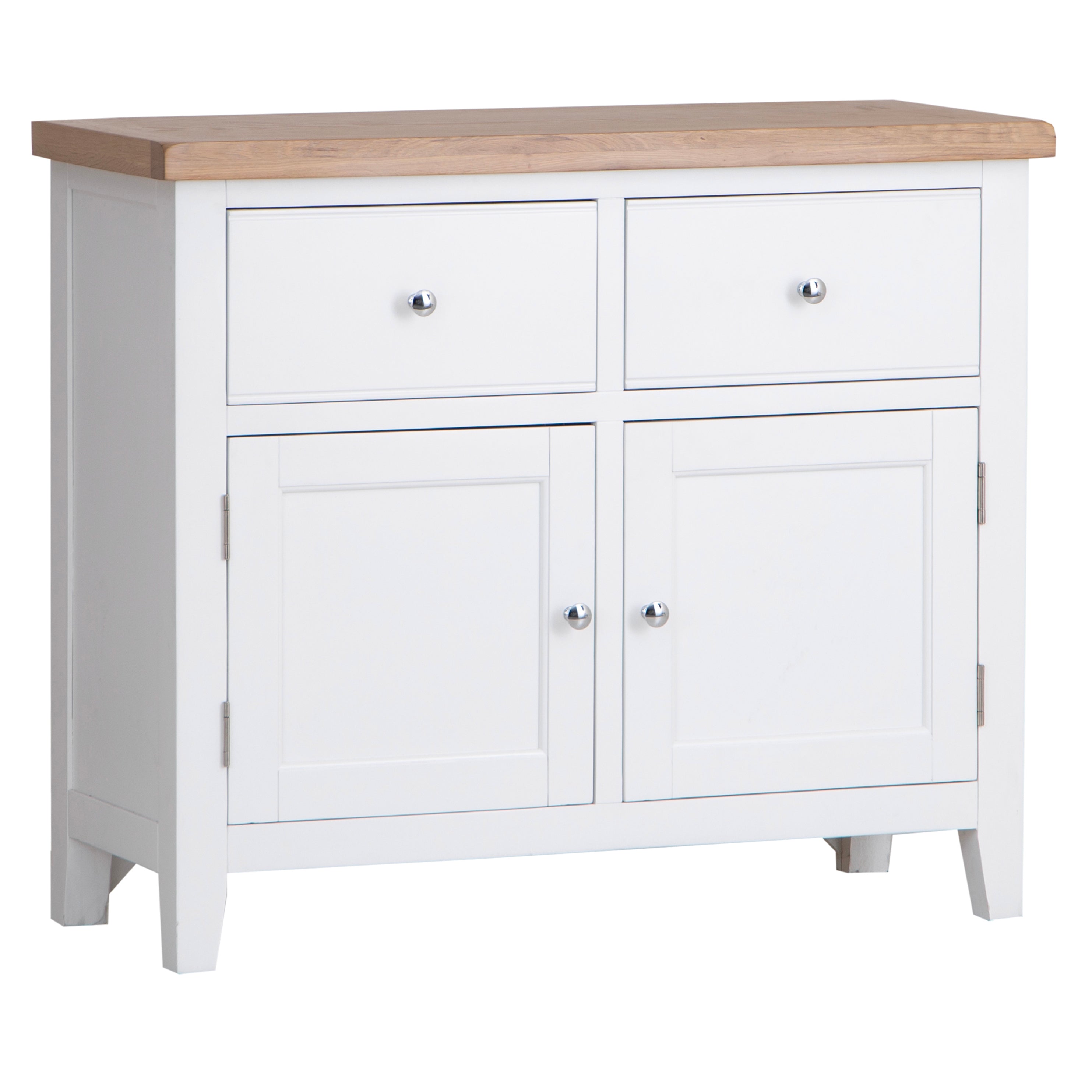 Earlham White Painted & Oak Standard Sideboard