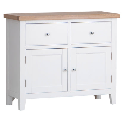 Earlham White Painted & Oak Standard Sideboard