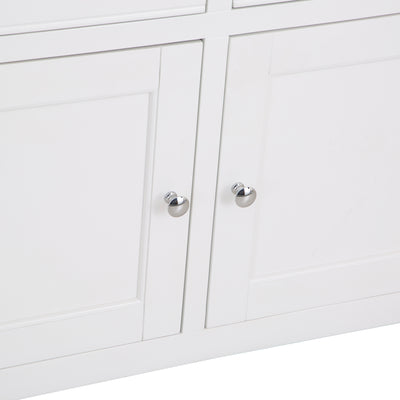 Earlham White Painted & Oak Standard Sideboard