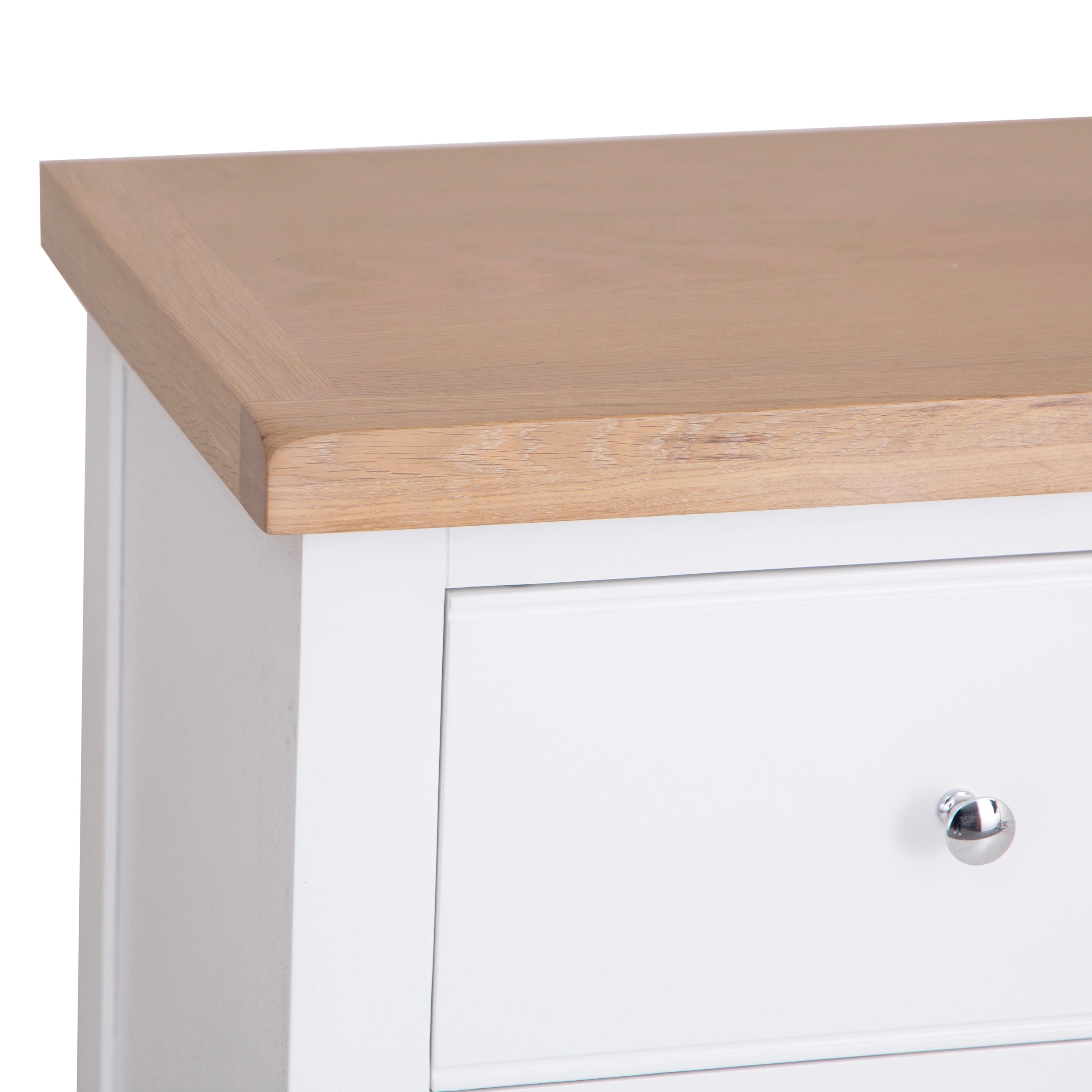 Earlham White Painted & Oak Standard Sideboard