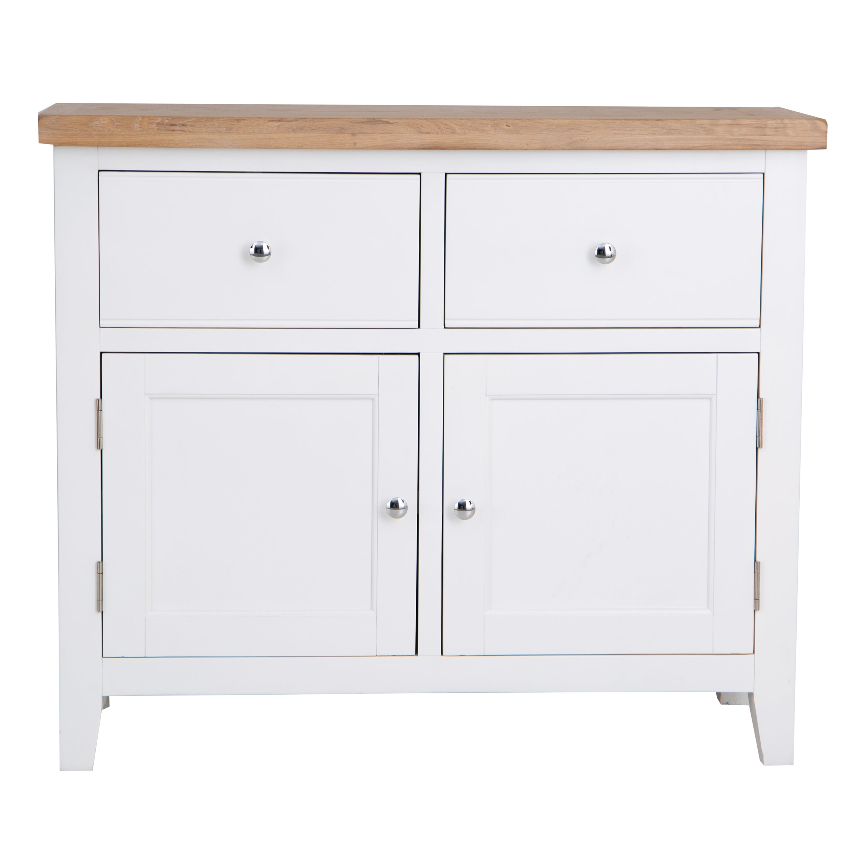 Earlham White Painted & Oak Standard Sideboard