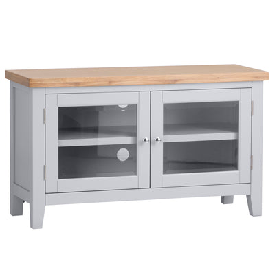 Earlham Grey Painted & Oak Standard TV Unit