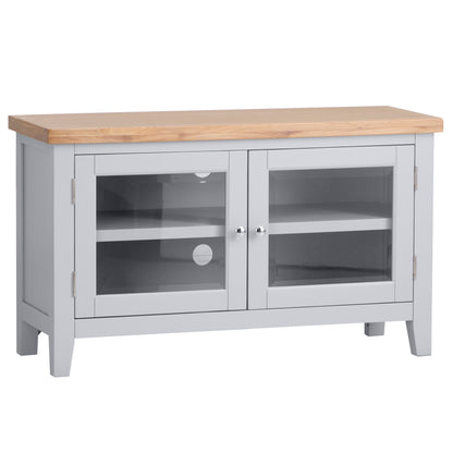 Earlham Grey Painted & Oak Standard TV Unit