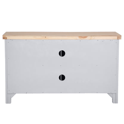 Earlham Grey Painted & Oak Standard TV Unit