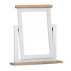 Earlham White Painted & Oak Trinket Mirror