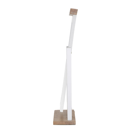 Earlham White Painted & Oak Trinket Mirror