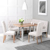 Montgomery Left Hand Buttoned Back Bench - Natural