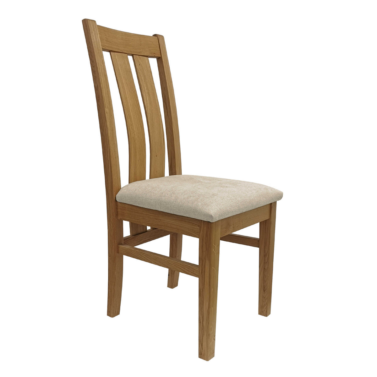 Elsham Oak Slat Back Chair – Natural