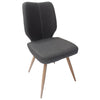 Portofino Upholstered Dining Chair - Dark Grey PU