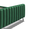 Emilia 5ft (150cm) King Size Fabric Bedframe - Green Velvet