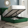 Lucia 4ft6 (135cm) Double Fabric Bedframe Ottoman - Green Velvet