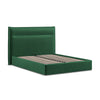 Lucia 4ft6 (135cm) Double Fabric Bedframe Ottoman - Green Velvet