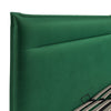 Lucia 4ft6 (135cm) Double Fabric Bedframe Ottoman - Green Velvet