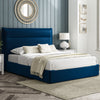 Lucia 4ft6 (135cm) Double Fabric Bedframe Ottoman - Royal Blue Velvet