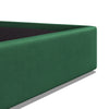 Lucia 5ft (150cm) King Size Fabric Bedframe Ottoman - Green Velvet