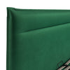 Lucia 5ft (150cm) King Size Fabric Bedframe Ottoman - Green Velvet