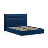 Lucia 5ft (150cm) King Size Fabric Bedframe Ottoman - Royal Blue Velvet